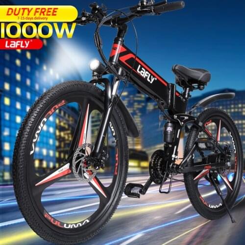 LAFLY X-3 electric bicycle folding 48V lithium assisted mountain bike cross-country variable speed 26inch ebike