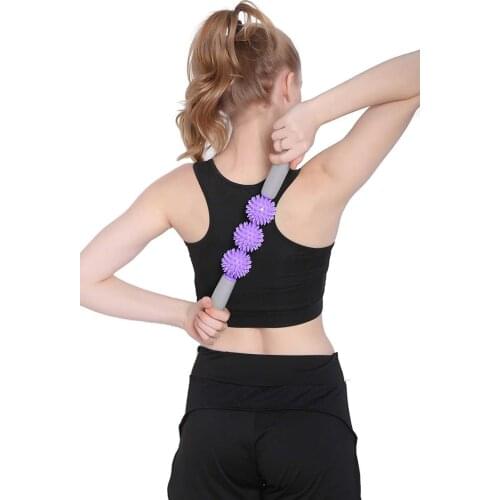Massage Muscle Roller Anti Cellulite Massager Anti-Cellulite Trigger Point Stick Body Foot Face Leg Slimming Tool Yoga