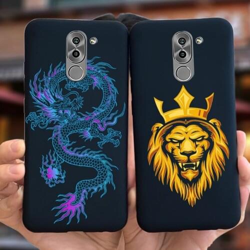 Cute Fashion Painted Cover For Huawei Honor 6X Case Soft Silicone Fundas Phone Cases For Honor 6X Honor6X Back Cover Full Bumper