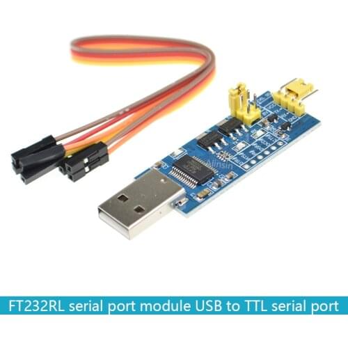 FT232RL serial port module USB to TTL serial port small board 5V 3.3V 1.8V level Download the burn line