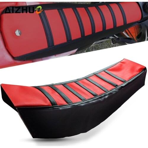 Motorcycle Rubber Striped Soft-Grip Gripper Soft Seat Cover For HONDA CRF450X CRF 450 X CRF450 X CRF125F CRF 125F CRF150F CRF
