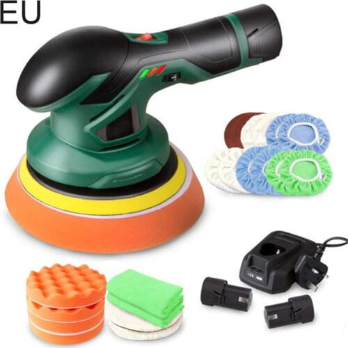 New Car Polishing Machine 12V Electric Cordless Polisher Rechargeable Orbit Polisher Variable Speed For Car Waxing Buffing Tools