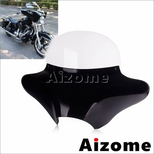 Motorcycle ABS Front Outer Batwing Fairing For Harley Touring Road King Switchback FLD Heritage Softail Fat Boy FLHR FLSTF FLST