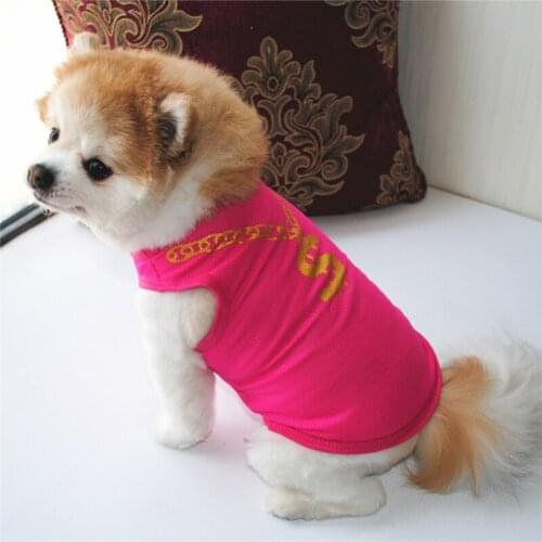 Cat Dog Clothes Summer Pet Vest Chihuahua Yorkshire Puppy Clothing Small Dog Costume Cheap Pet Outfit Garment Poodle Apparel