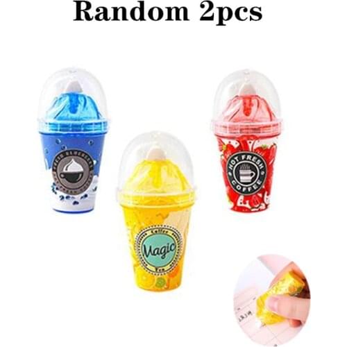 Portable girl heart correction belt primary school students with milk tea cup correction belt lovely ice cream correction belt