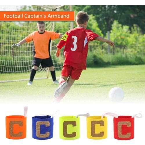 Durable Armband Multi-function Delicate Texture Kids Adjustable Soccer Football Captain Arm Band Leader Competition Armband