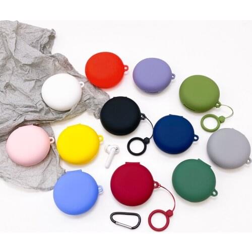 Earphone Shockproof Shell Silicone Cover Anti-Scratch Protective Case For OPPO Enco W31 Accessories With Hook