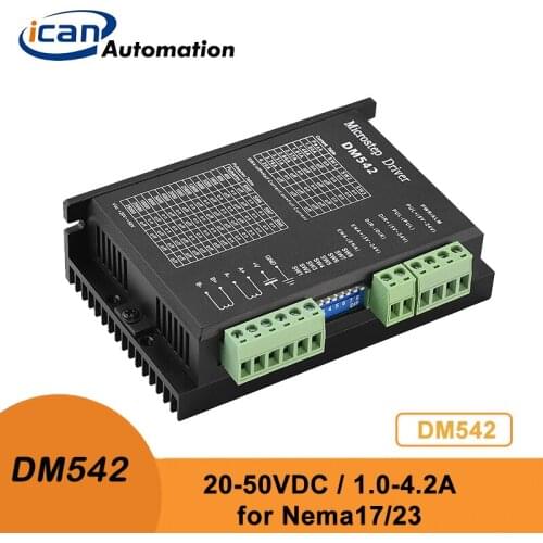 DM542 Stepper Driver 1.0-4.2A 20-50VDC Nema 17 Stepper Driver Arduino