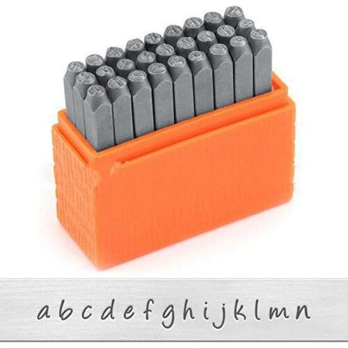 3mm Number Alphabet Steel Steel Stamp Puncher DIY Logo Name Metal Stamps Stamping Punch Leather Wood Jewelry Craft Tool