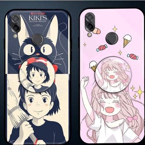 Pretty Girl Phone Case For Huawei Nova 2 Plus 2i 2S Airbag Holder Soft Silicone Back Cover For Huawei Nova Plus / Nova 3 3i 3E