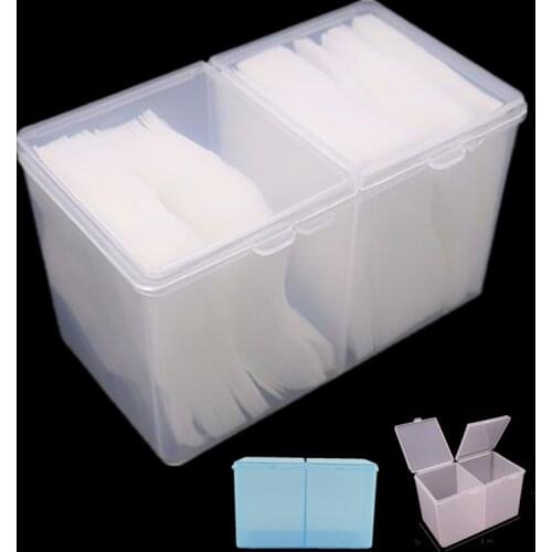 /Swabs Makeup Cotton Pad /Storage Holder Double Layers Box Transparent Case Cosmetic Container Jewelry Organizer Candy Jars