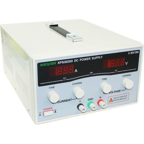 KPS3020D High Precision Digital DC Power Supply 30V/20A for Scientific Research Laboratory Switch DC Power Supply