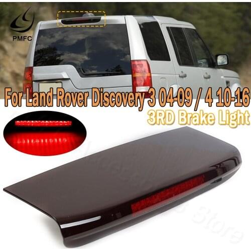 PMFC 1 Pcs Car Rear 3rd Brake Light High Mounted Third Stop Brake Lamp For Land Rover Discovery 3/4 XFG000062 LR072856 LR029623