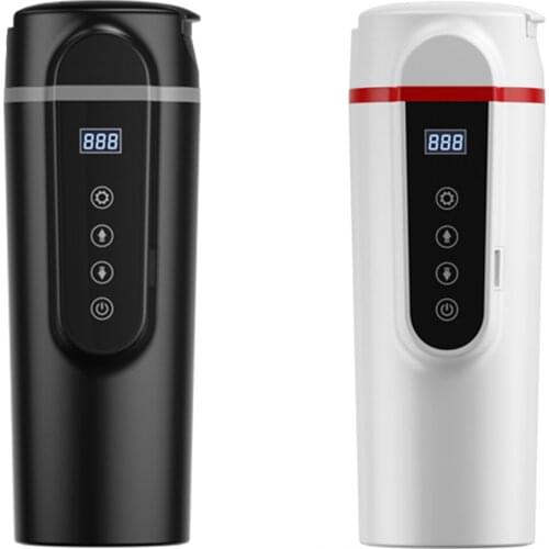 12/24V 420ml Stainless Steel Travel Car Heating Cup Hot Water Coffee Tea Thermal Mug Control Water Cup