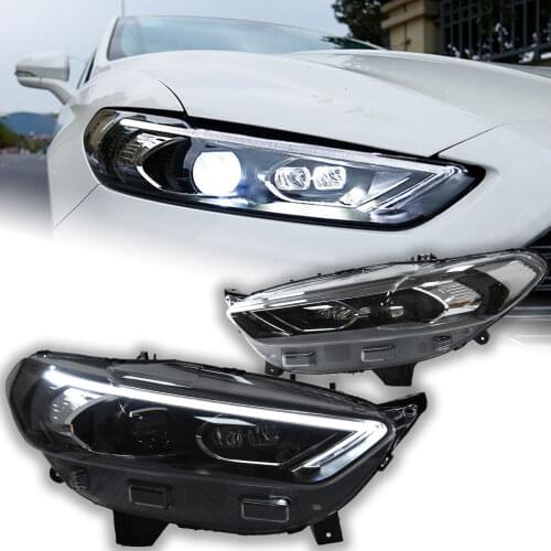 Car Styling Head Lamp for Ford Fusion Headlight 2013-2016 Mondeo LED Headlight New DRL Bi Xenon Projector Lens auto accessorie