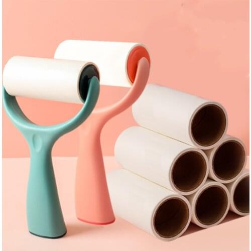 Household Roller Sticking Device Tearable Roller Hair Sticking Device Hair Removal Roller Brush for Clothes Pet Hair Removal
