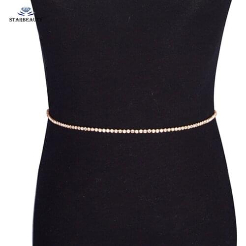 Starbeauty 30" Sexy Small Block Belly Chain Silver Color Gold Chain Bikini Belly Piercing Women Tassel Body Chains Waist Jewelry