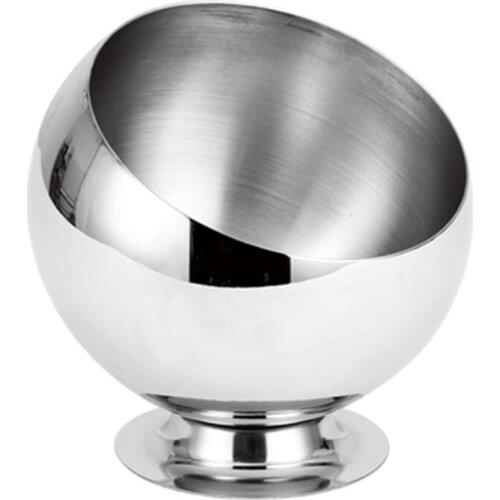 Stainless steel seasoning bowl hot pot shop self service seasoning bowl oblique sauce bowl special material bowl snack oblique b