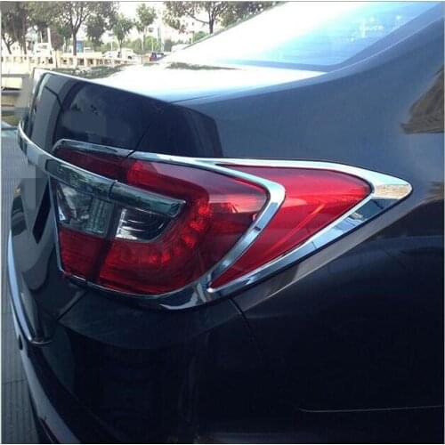 For Honda Crider 2013-2016 1 Set ABS Chrome Car Rear Taillight Cover Trim Car Styling Accessories