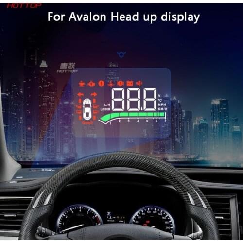 For Toyota Avalon 2019 2020 Head-Up Display HUD High Definition OBD Speed Detection Modification