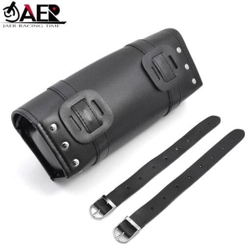 Motor Saddlebag Side Bag PU Leather Tool Bag Motorbike Saddle Bag for Harley Motorcycle