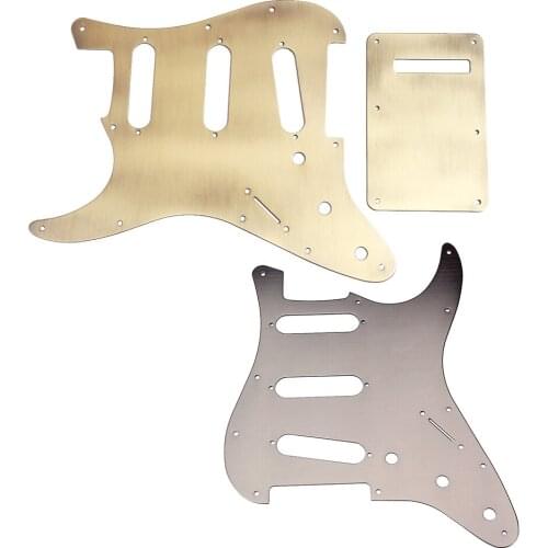 Electric Guitar SSS Pickguard Scratchplate+Backplate for ST Electric Guitar