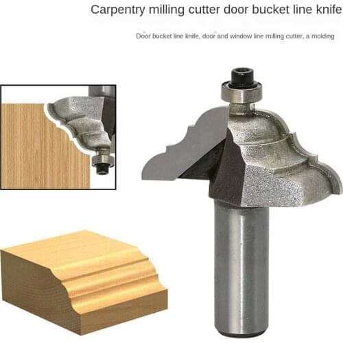 1PC 12.7mm Shank French Baroque Table Edge Router Bits 1/2 Shank Line knife Tenon Cutter for Woodworking Dollar Price