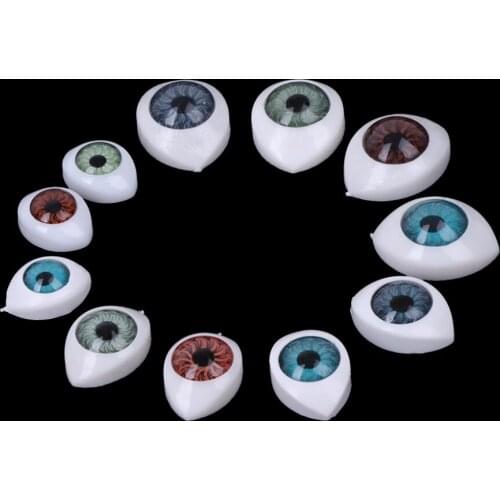 HBB 20Pcs Plastic Doll Safety Eyes For Animal Toy Puppet Making DIY Craft Accessories
