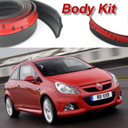 Body Front Side Back Bumper Spoilers Lip Lips For Vauxhall Corsa A B C D E / For Car Tuning / Body Chassis Side Protection