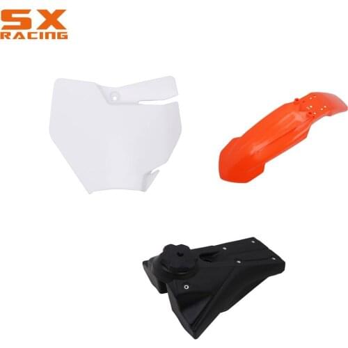 Motorcycle Plastic Kits Front Fender Gas Fule Tank Number Plate For KTM SX65 SX 65 2016 2017 2019 2018 Moto Accessories