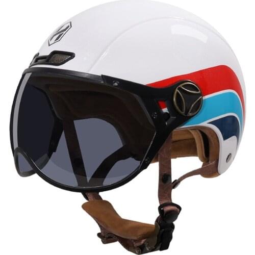 HNJ Motorcycle Helmet Open Face Capacete Moto Men And Women Four Seasons General Half Helmet Motorbiker Scooter Riding Helmet