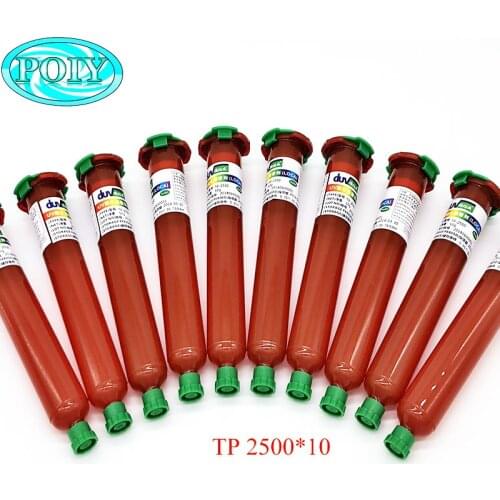 New 10PCS UV Glue LOCA Liquid Optical Clear Adhesive for IPhone Samsung 4G 5G N7100 I9500 Glass Lens 10pcs/lot TP-2500 50G