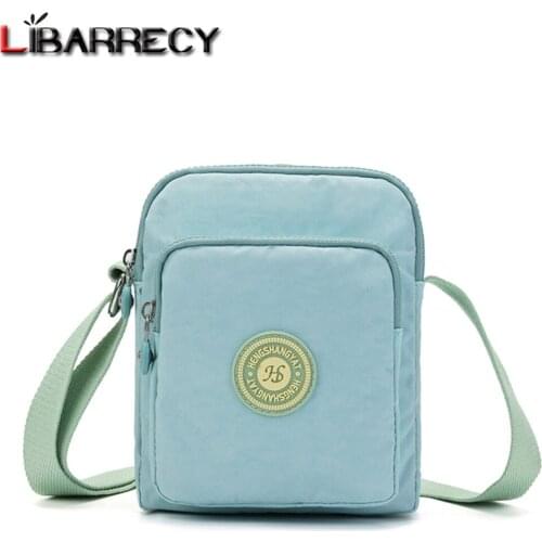 2021 New High Quality Nylon Ladies Messenger Bags Women Soild Color Casual Shoulder Bag Womens Fashion Travel Bags Sac A Main