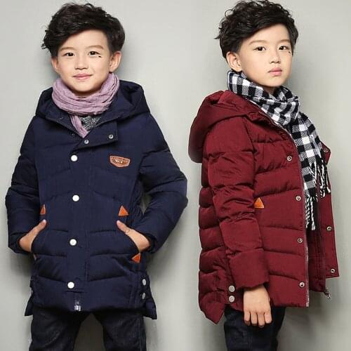 XINBAO 3-10T boys coats jackets new size 5 6 7 8 9 10 11t age husky winter autumn children clothing thickening hood wool zipper