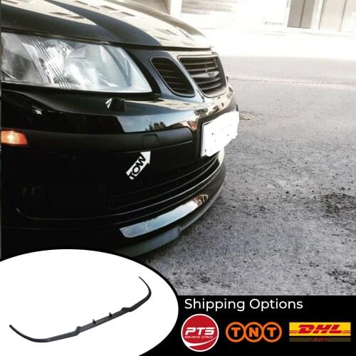 For Saab 93 Saab93 CUPRA R FRONT SPOILER BUMPER LIP Euro Spoiler Lip Universal 3 pcs Body Kit