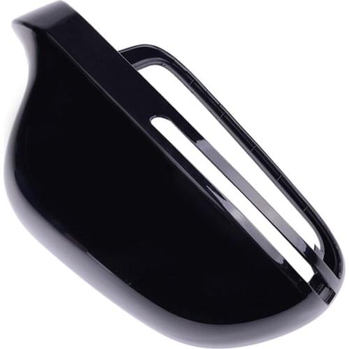 Right Side Wing Rearview Mirror Cover Cap Casing Shiny Black 8T0 857 528 4F0 857 528 Fit for AUDI A3 A4 A5 A6 With Side Assist