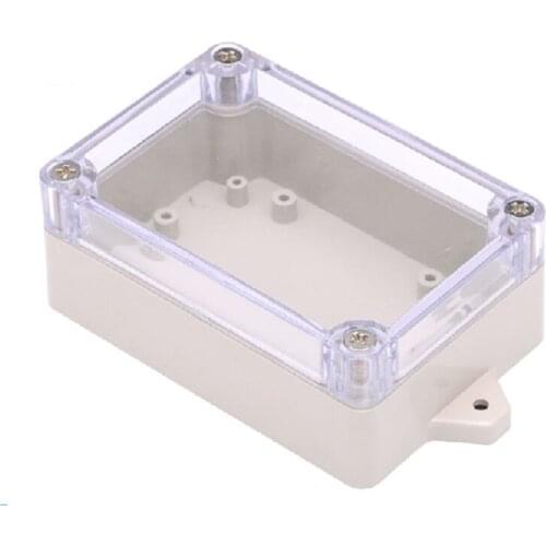 Surface Mounted Enclosure Instrument 100*68*40mm Transparent Cover Waterproof Junction Box Outdoor Power Distribution Box