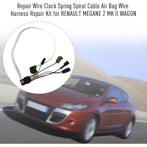 Repair Wire Clock Spring Spiral Cable Wire Harness Repair Kit for RENAULT MEGANE 2 MK ll WAGON