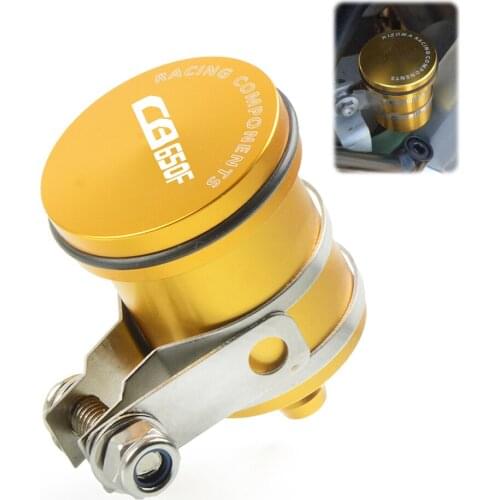Motorcycle Brake Oil Fluid Reservoir Clutch Tank Cover Oil Fluid Cup For HONDA CB650F CB650 F CB 650F 2014 2015 2016 2017 2018