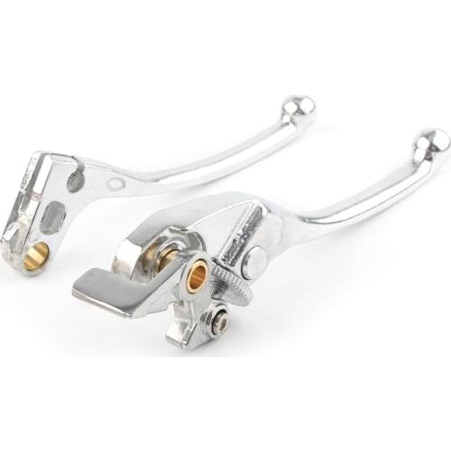 Motorcycle Brake Clutch Handle Lever For Honda CBR600 CBR900 CB400SF CB400 VTR250 VFR400 Chrome 2Pcs