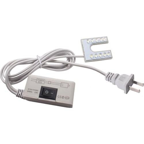 Sewing Machine Light -10 LEDs, Magnetic Mounting Base Flexible Working Lamp for Home Lighting Energy-saving Lamp, US/EU Plug