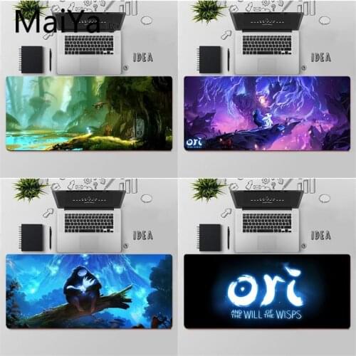 Maiya Top Quality Ori and the Blind Forest Locking Edge Mouse Pad Game Free Shipping Large Mouse Pad Keyboards Mat