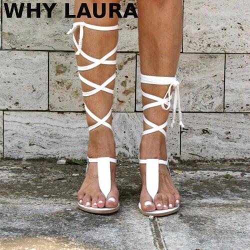 Womens Summer Sexy 2021 Flats, Womens casual INS Flats, Cross straps, womens fashion outdoor MATS 35-43