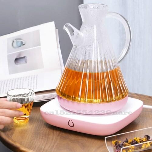 220V/1000W 0.8L Electric Kettle Health Pot High Borosilicate Glass Tea Maker Insulation Teapot with Filter Automatic Power Off