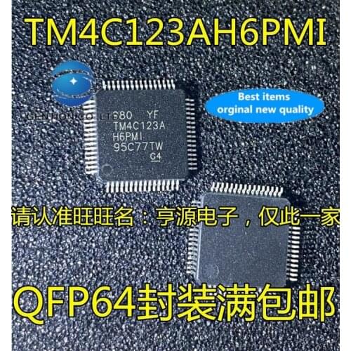 5PCS TM4C123AH6PMI TMC1123A QFP64 in stock 100% new and original