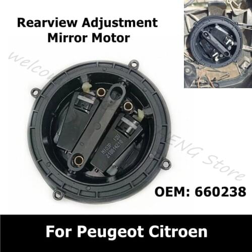 660238 660246 Automobile Rearview Adjustment Mirror Motor For Peugeot 206 207 208 307 407 408 508 2008 For Citroen C2 C3 C4 C5