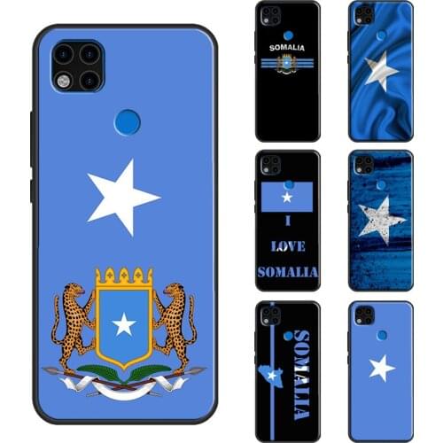 Somalia Flag Coat Of Arms Case For Xiaomi Redmi Note 8 9 Pro 8T 9S Note 10 Pro Funda For Redmi 9 9C 9A K40 9T Cover