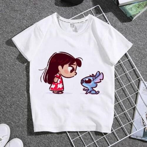 Disney Cute Anime Girls Print Tshirt for Children Summer New Fashion Clothes Tops Casual HomewareTsirts Baby Boys Toddlers Tees