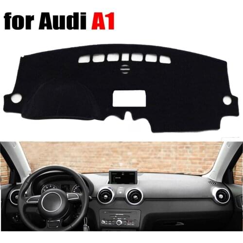 FUWAYDA Car dashboard cover mat for Audi A1 all the years Left hand drive dashmat pad dash covers auto dashboard stickers