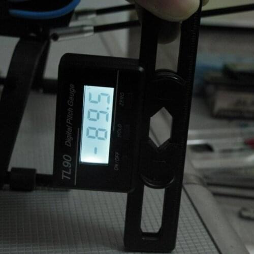 TL90 Digital Pitch Gauge LCD Backlight Display Blades Angle Measurement Tool A0KE